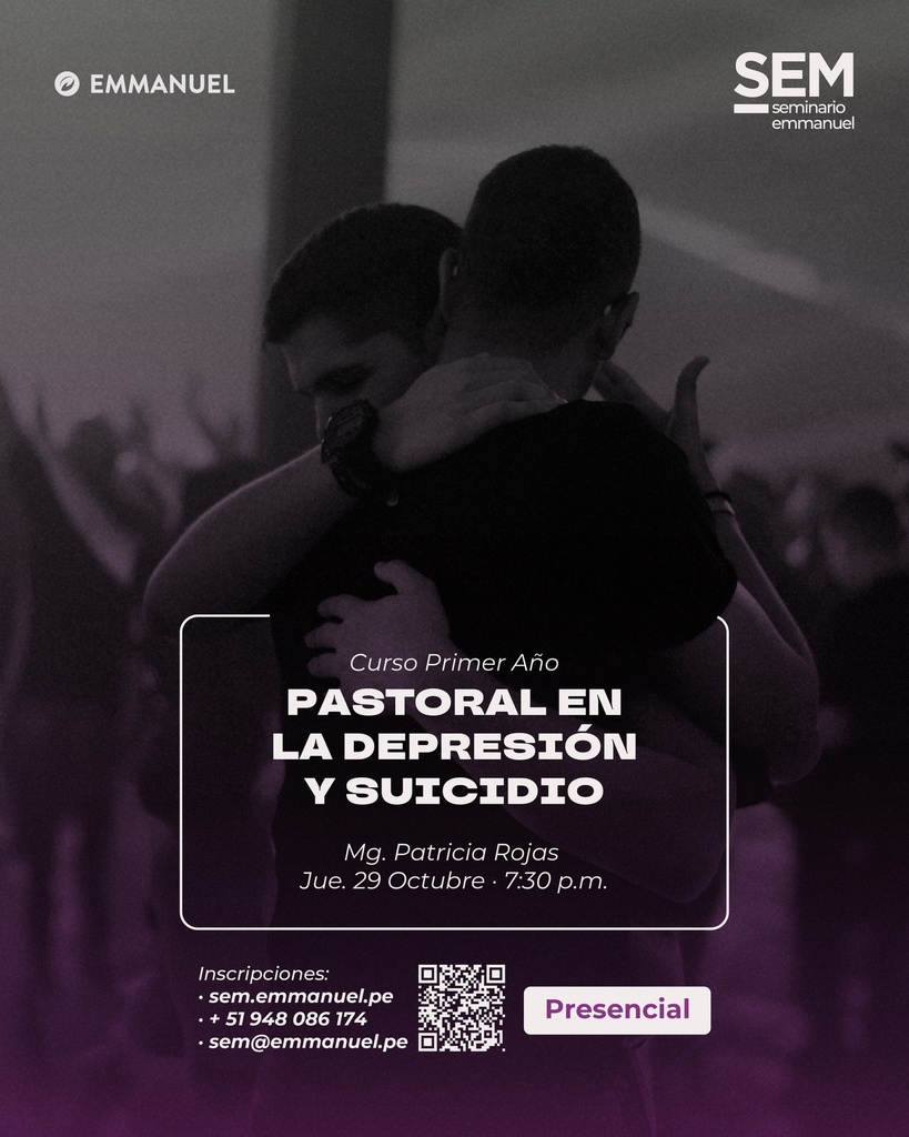 SEM: PASTORAL EN LA DEPRESIÓN Y SUICIDIO