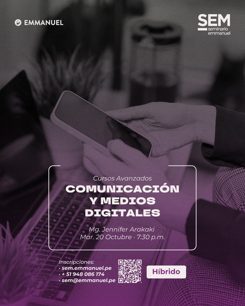 SEM: COMUNICACIÓN Y MEDIOS DIGITALES (MARTES)